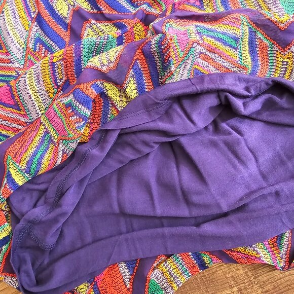 Ella Moss Mazatlan Tank Top Silk, XS, Rojo - Picture 5 of 10